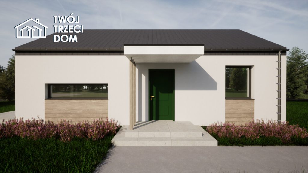 Dom autorski projekt domu 80m2 Bełchatów Twój Trzeci Dom 
Firma Budowlana Bełchatów
