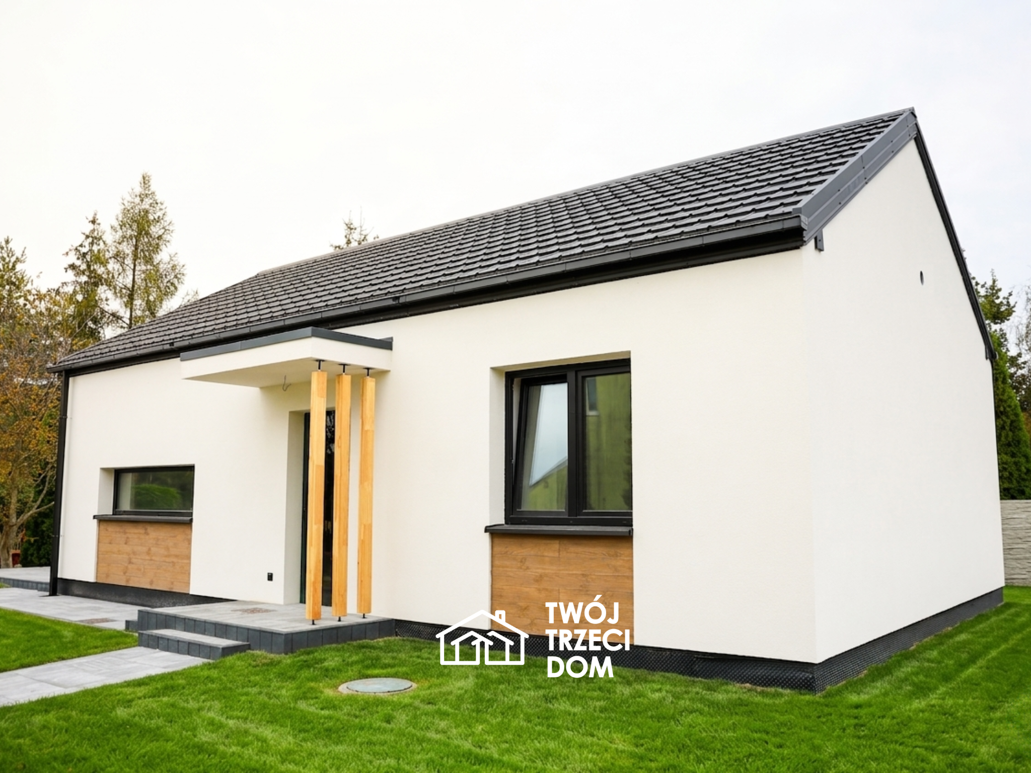 Twój Trzeci Dom Portfolio Dom Bełchatów Łódzkie 60m2 projekt